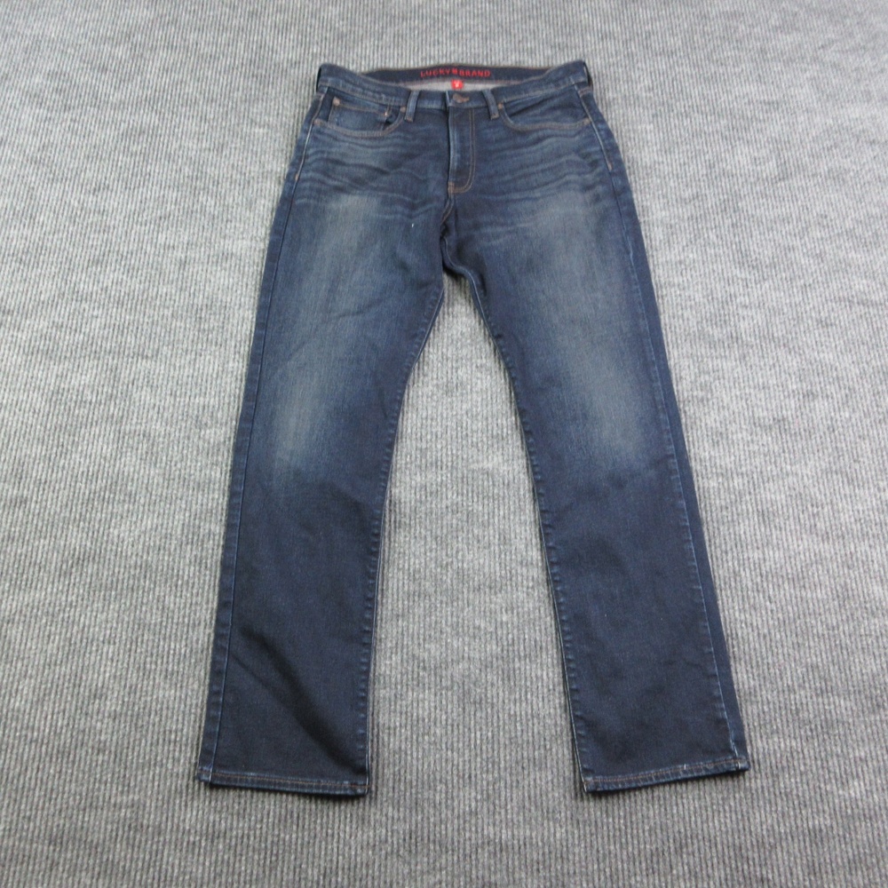 Lucky Brand Jeans Mens 32x32 Blue 410 Athletic Straight Denim 32x32.5*